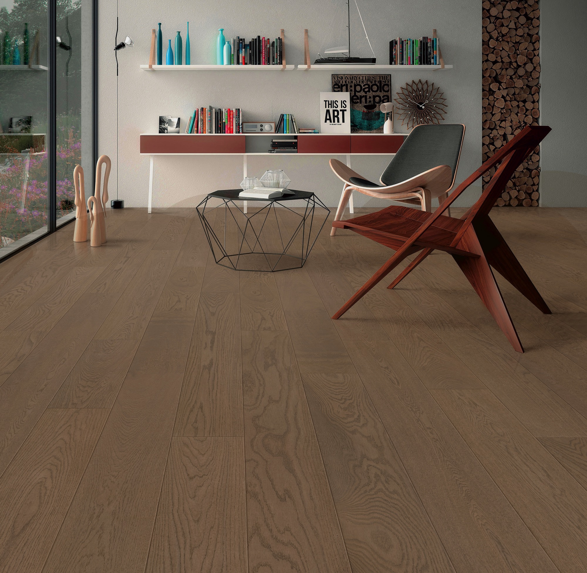 Alpha Fuzion Wirebrushed Engineered Hardwood Canvas